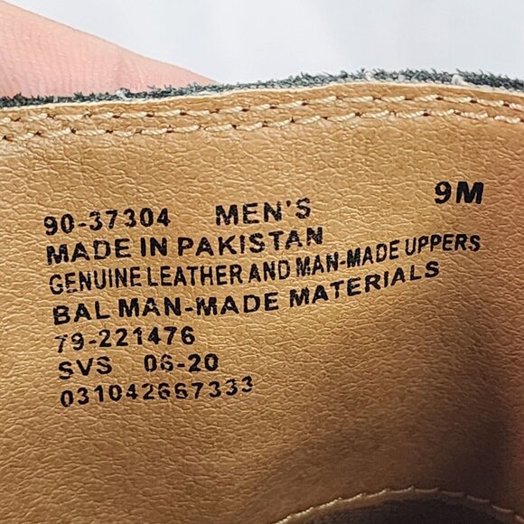 Dockers Florsheim Leather Slip On Ankle Boots Black Classic Anti Slip Size Men 9 - Picture 9 of 9